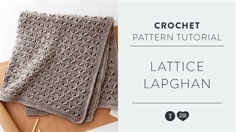 How to Crochet a Lattice Pattern Lapghan | Easy Crochet Blanket ...