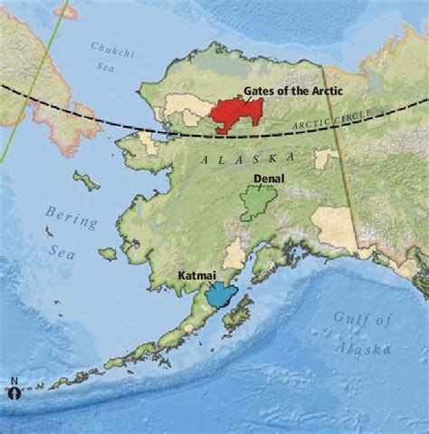 The study involved three Alaskan national parks— Gates of the Arctic ...