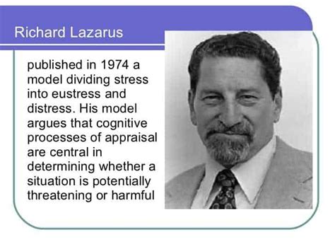 What are the 3 elements of Lazarus model of stress? - www ...