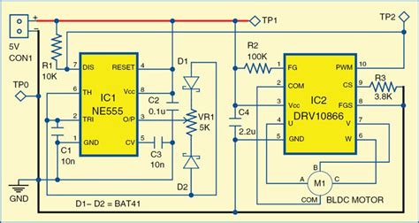 Simple 3 Phase Brushless Bldc Motor Driver Circuit | Webmotor.org