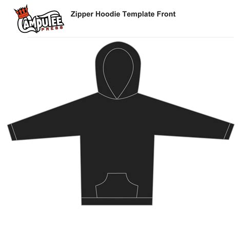 Printable Hoodie Design Template