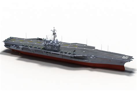 Uss forrestal cv-59 model - TurboSquid 1555578