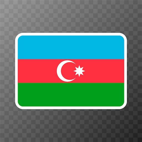 Premium Vector | Azerbaijan flag official colors and proportion Vector ...