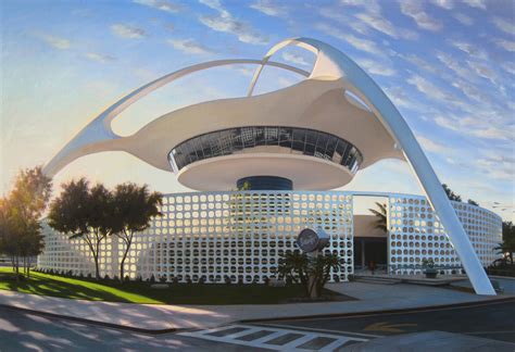 LAX Theme Building - Ground Level, 16x24 — Danny Heller Art