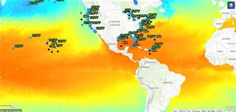 Burning ring of fire: Mapping high ocean temps off Florida coast - GPS ...