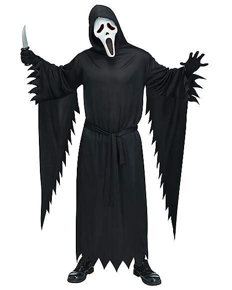 Adult Light-Up Ghost Face Costume - Spirithalloween.com