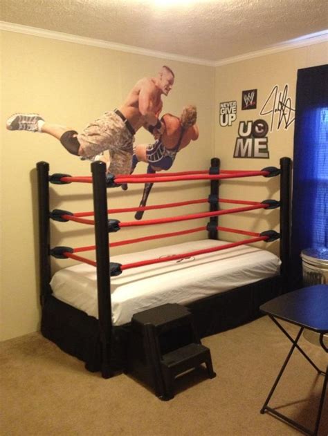 How to Make a DIY WWE Wrestling Bed Under $100 | Recipe | My boys, My ...