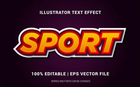 Sport Text Effects Style | Text effects, Text, Business advertising design