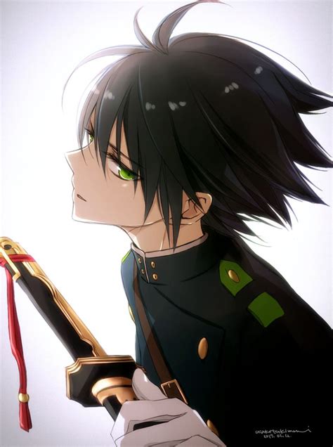 Yuichiro Hyakuya | Gambar anime, Animasi, Gambar