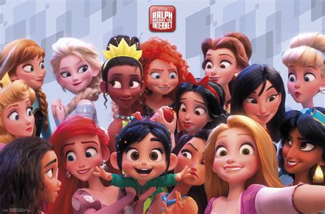 Disney Wreck It Ralph: Ralph Breaks The Internet - Princess Wall Poster ...