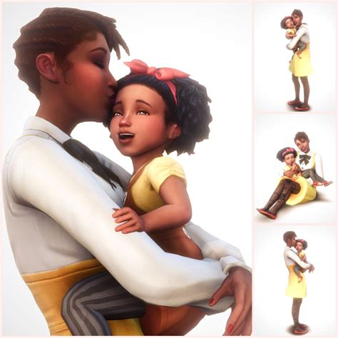 shijimimechime | Sims 4 couple poses, Toddler poses, Sims 4 family