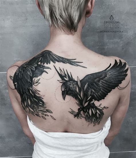 Raven Tattoo Meanings and Design Ideas - TatRing