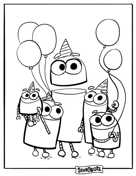 Free Printable Storybots Coloring Pages - Printable Word Searches