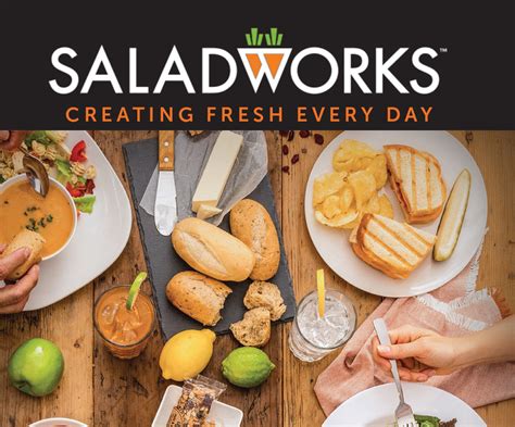 Saladworks Menu Brochure - Joe Grabowski Design