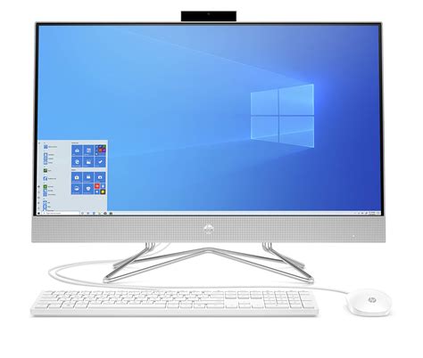 HP 24-dd0010 Full HD All-In-One Desktop Computer, AMD Athlon Silver ...