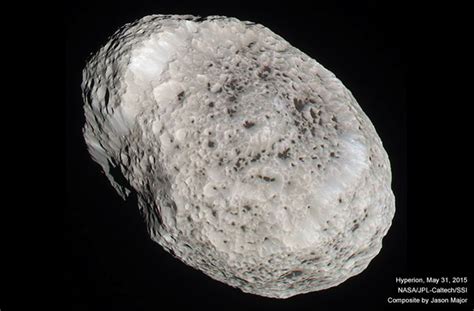 Cassini Gets Final, Stunning View of Saturn's Moon Hyperion | Space