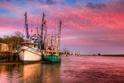 Harbor Sunset Photograph by Debra and Dave Vanderlaan