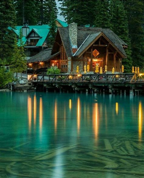 Emerald Lake, Canada | Lake house, Cabins and cottages, Cabin homes