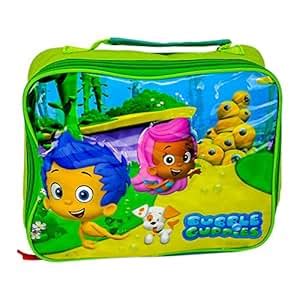 BUBBLE GUPPIES LUNCH BAG BOX WITH CARRY HANDLE IDEAL FOR SCHOOL: Amazon ...