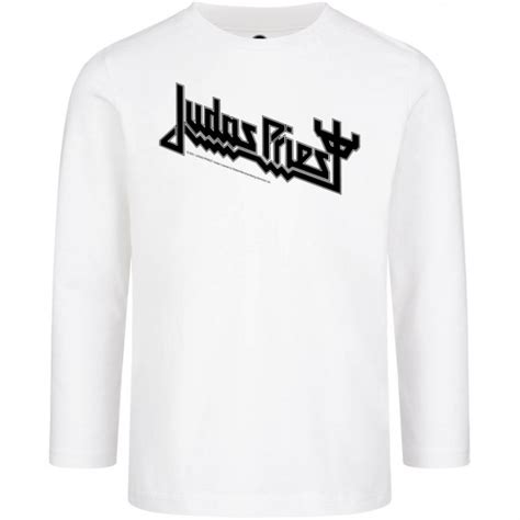 Judas Priest (Logo) - Kids longsleeve - white - black > MetalKids ...