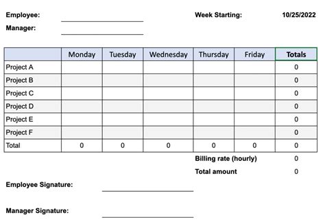 6 Google Sheets Time Tracking Templates - Quidlo