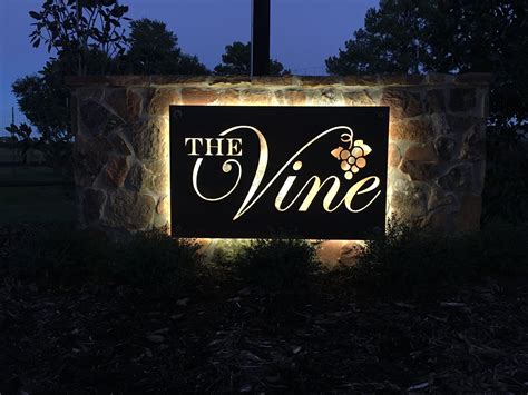 Pin by The Vine on The Vine | Business signs outdoor, Backlit signs ...