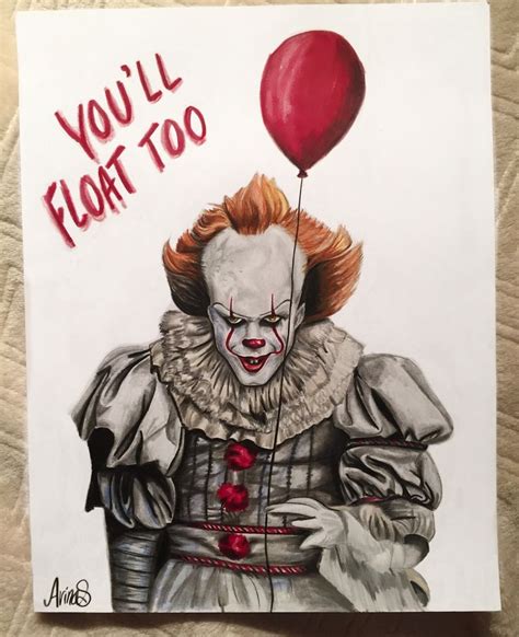 Pennywise- It Pennywise the dancing clown from It Art by Arina Smi