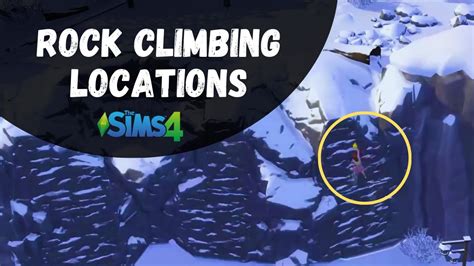 How to Do Rock Climbing (Locations) - Sims 4 - YouTube