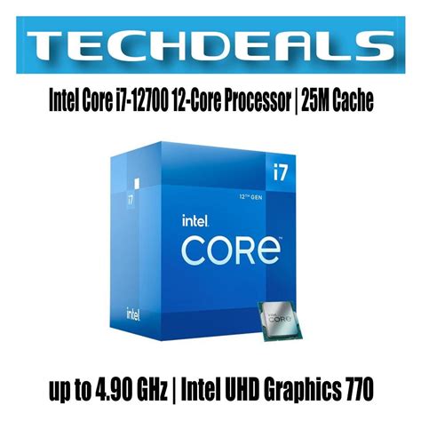 Intel Core i7-12700 12-Core Processor | 25M Cache | up to 4.90 GHz ...