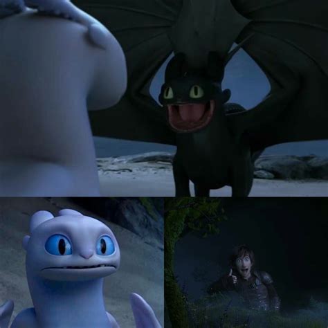 toothless and light fury Blank Template - Imgflip