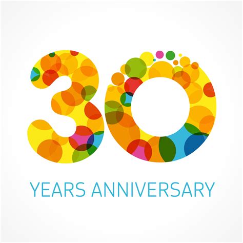 Year of 30! 30 Years of Business Printing Company | Anniversary logo ...