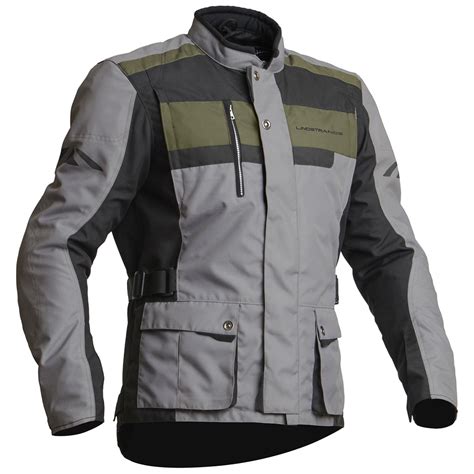 Lindstrands Hamar Waterproof Motorcycle Jacket Fog Black