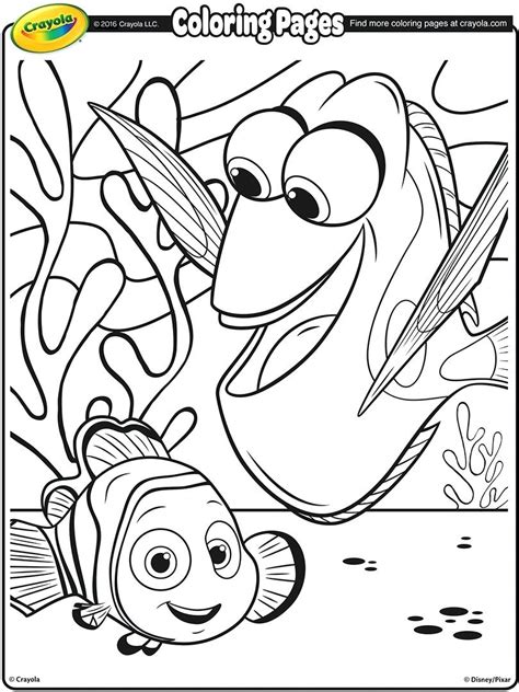 Coloring Pages Of Finding Nemo Coloring Pages