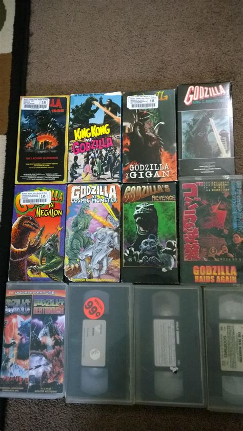 My Godzilla VHS collection! : r/GODZILLA