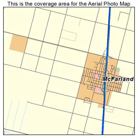 Aerial Photography Map of McFarland, CA California