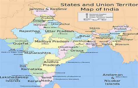 States And Capitals Of India States And Capitals India Map India | Porn ...