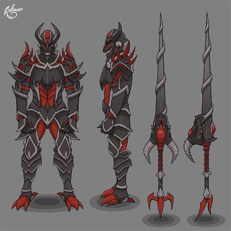 High fantasy ‘Dragon Hunter Armour’ concept based on the Lance : r ...