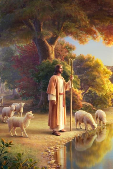 Jesus Shepherd | Jesus christ painting, Jesus christ artwork, Jesus ...