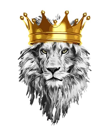 Lion Png Lion Art Crown Tattoo Design Lion Illustration | The Best Porn ...