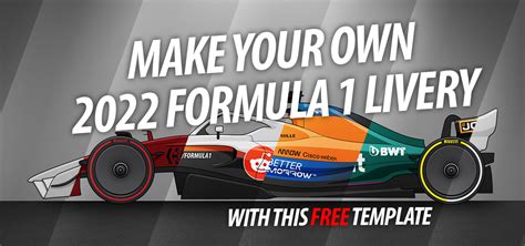 Make your own 2022 Formula 1 livery with this free template - FELIXDICIT