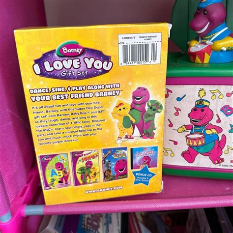 BARNEY I LOVE YOU GIFT SET 2008 Includes 3 DVD's... - Depop