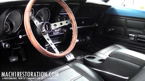 1972 Mustang Fastback Full Interior Restoration Complete Tour - YouTube