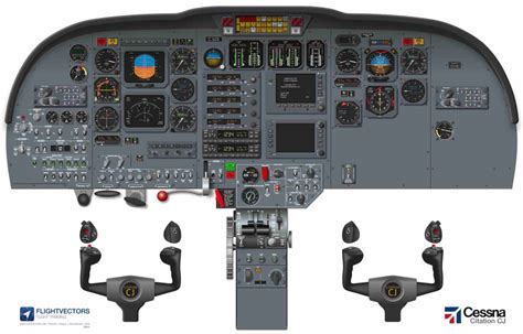 Cessna Citation Flight Deck Cockpit Training Posters | Flightvectors