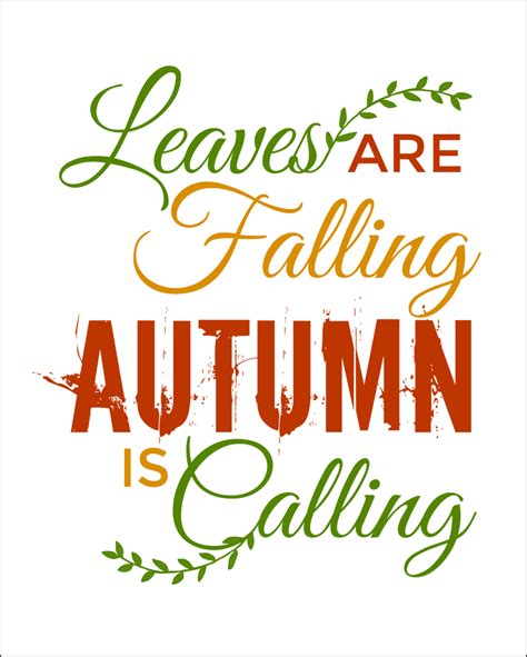 Free Printable Fall Signs - Printable Word Searches