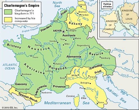 Charlemagne's Empire : r/MapPorn