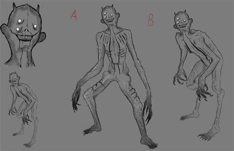 ArtStation - Horror game monster concept art