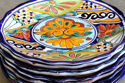 Talavera Dinner Plates. Certified International, Multicolor Talavera 11 ...