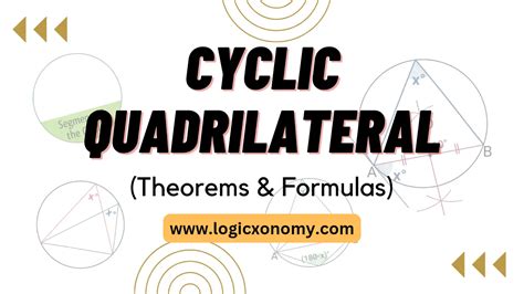 Cyclic Quadrilateral Properties (Amazing Hidden Geometry Formulas 2022 ...