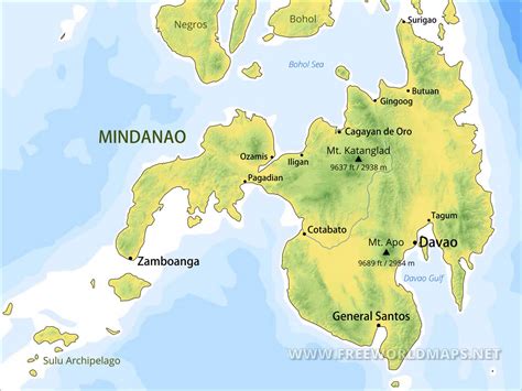 Mindanao Maps, Philippines