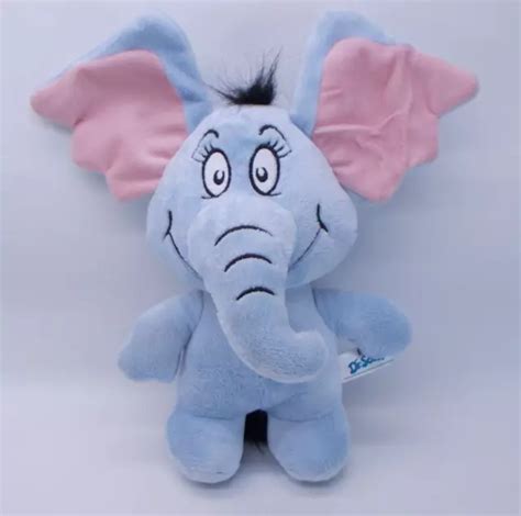 DR SEUSS HORTON Hears a Who Blue Elephant Plush Stuffed Animal 10” EUR ...